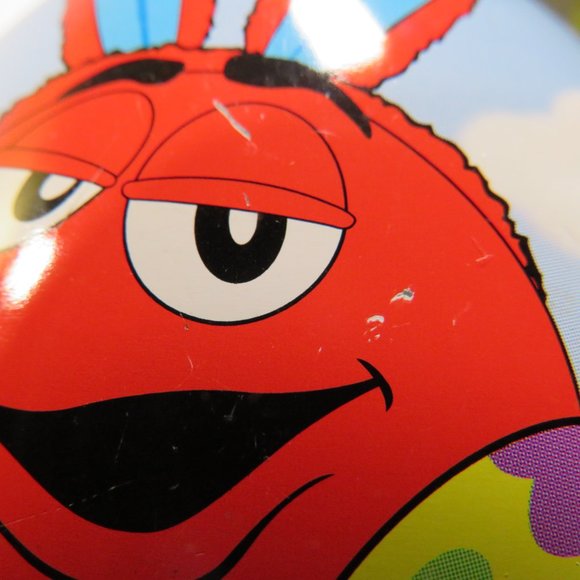 M&M's Easter Egg Shaped Metal Tin Red M&Ms Character with Rabbit Ears - Picture 6 of 7